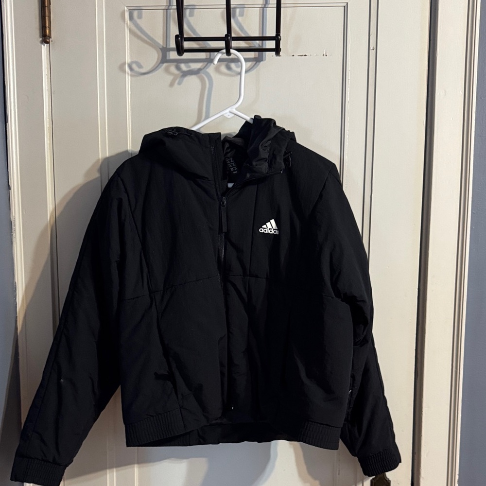 Adidas Black Hooded Jacket